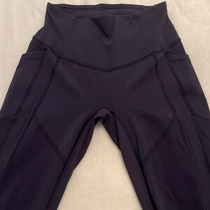 Lululemon Dark Navy Blue High-Waisted Leggings
